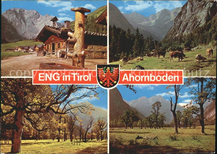 Eng Karwendel Eng Alm mit Gr Ahornboden