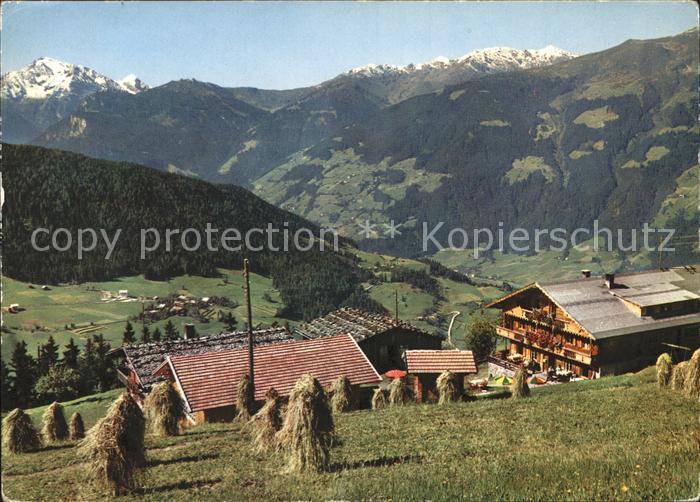 Zell Ziller Tirol Alpengasthof Enzianhof Panorama