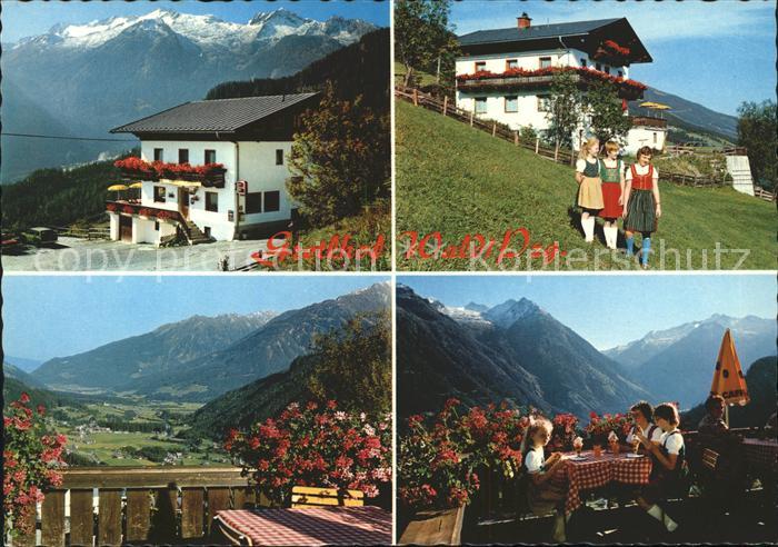 Wald Pinzgau Gasthaus Pension Grethof Terrasse
