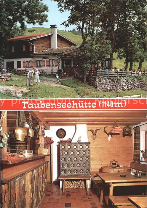 Koessen Tirol Taubenseehuette Gaststube