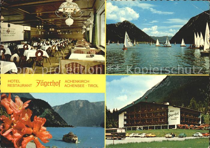 Achenkirch am Achensee Hotel Restaurant Jaegerhof Segelboote