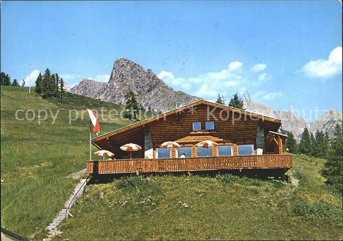 Kals Grossglockner Bergstation Restaurant Glocknerblick mit Blauspitze