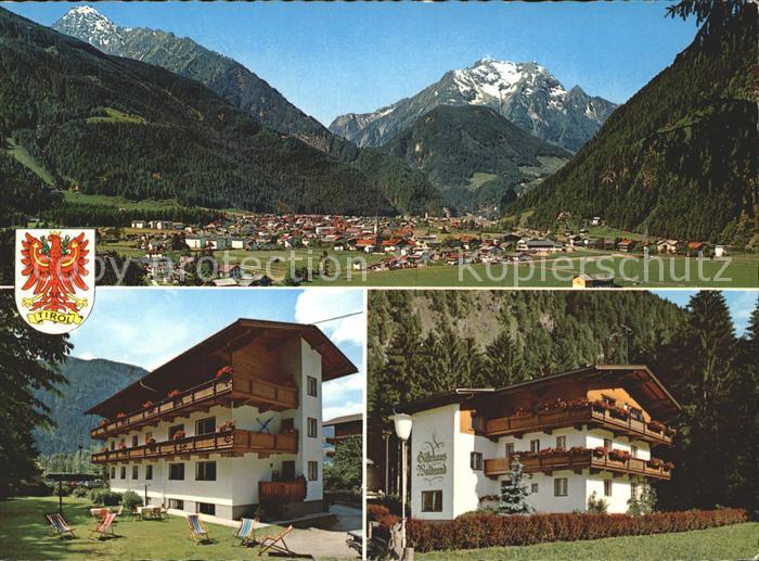 Mayrhofen Zillertal Panorama Haus Waldrand