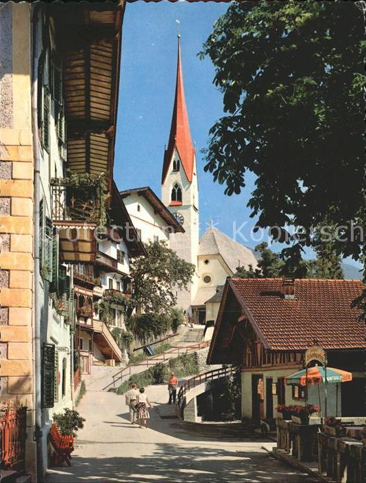 Hippach Christlwirt Dorfpartie Kirche