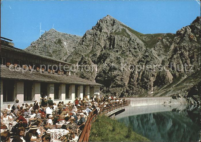 Luenersee Vorarlberg Douglashuette Terrasse