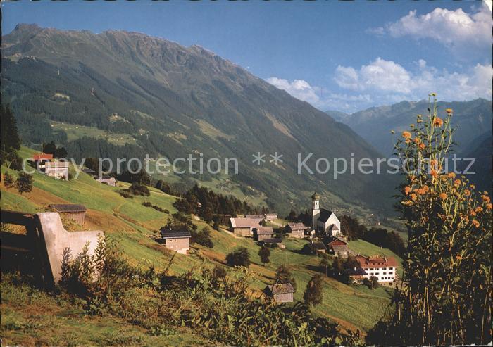Bartholomaeberg Vorarlberg mit Hochjoch Warmser Huette und Silvrettagruppe