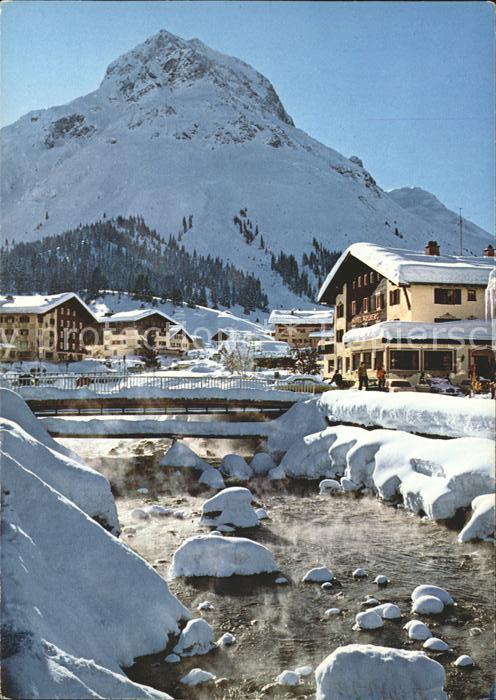 Lech Vorarlberg Dorfpartie mit Omeshorn