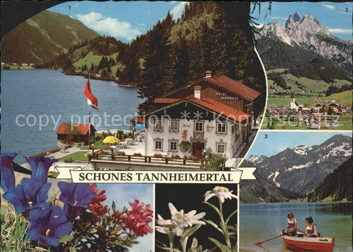 Tannheim Tirol HOtel Alpenhof Haldensee Rotflueh Gimpel Vilsalpsee mit Rauhorn