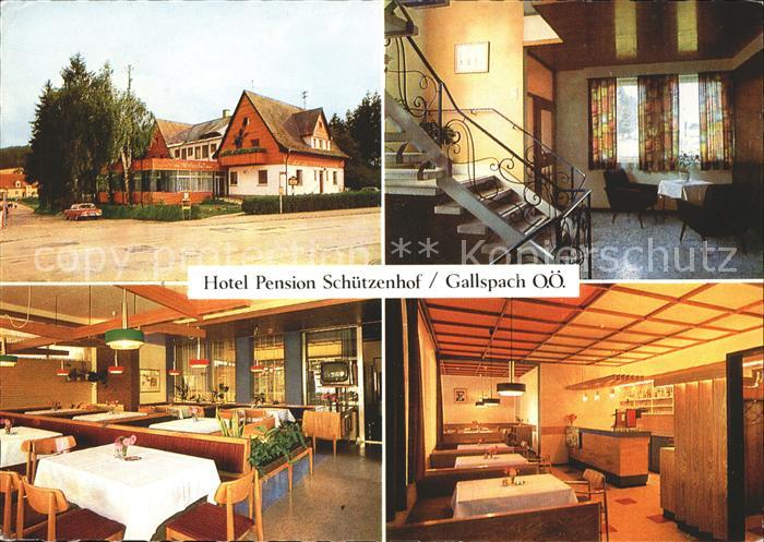 Gallspach Hotel Pension Schuetzenhof Gastraeume Treppe