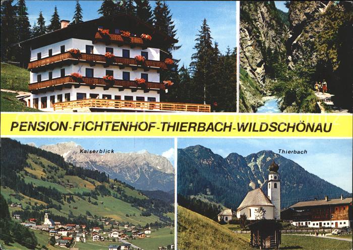 Wildschoenau Pension Fichtenhof Thierbach Kaiserblick