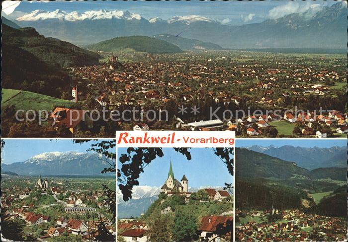 Rankweil Vorarlberg Panorama Teilansichten Schloss
