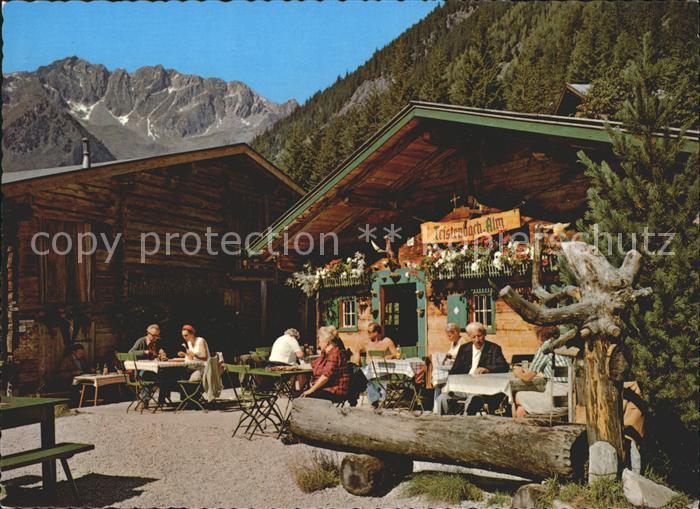 Ginzling Jausenstation Tristenbachalm in der Floite