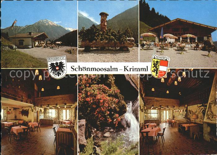 Krimml Schoenmoosalm Teilansichten