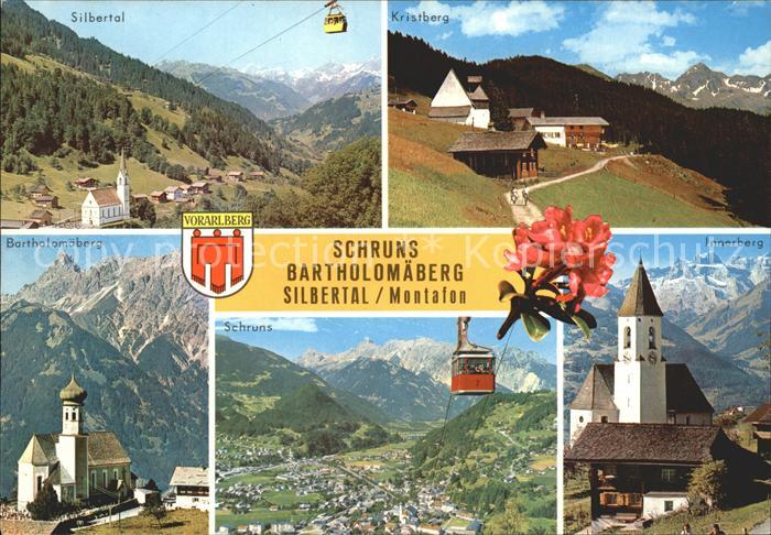Schruns Vorarlberg mit Bartolomaeberg Silbertal Kristberg Innerberg