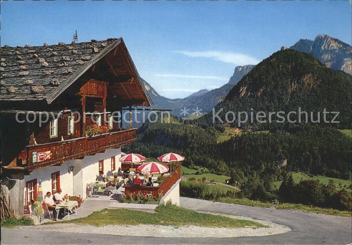 Lofer Jausenstation Krepper Terrasse