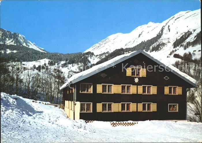 Au Bregenzerwald Berghaus des DAV mit Kanisfluh