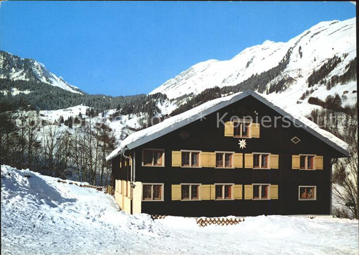 Au Bregenzerwald Berghaus des DAV mit Kanisfluh