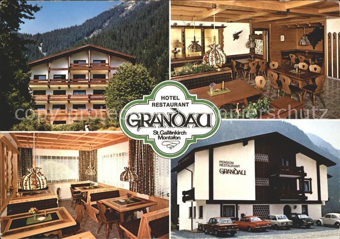 St Gallenkirch Vorarlberg Hotel Restaurant Grandau Gastraeume