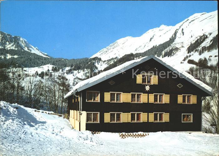 Au Bregenzerwald Berghaus des DAV mit Kanisfluh