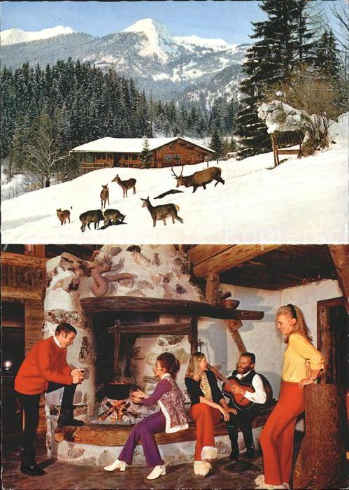 Scheffsnoth Restaurant Knappenstadel Kamin Wildfuetterung