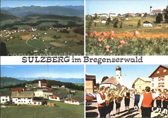 Sulzberg Vorarlberg Panorama Ortsansicht Musikkapelle