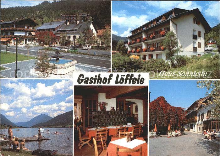 Weissbriach Gasthaus Loeffele Haus Sonnenschein Seepanorama