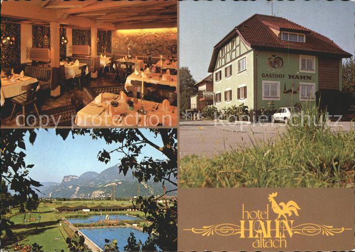 Altach Vorarlberg Hotel Hahn Gaststube Schwimmbad