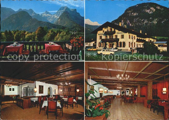 Lofer Hotel St Hubertus Terrasse Gastraum