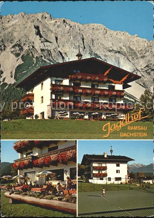 Ramsau Dachstein Steiermark Hotel Restaurant Jagdhof Terrasse Tenni