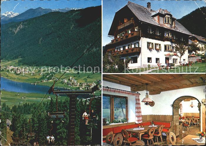 Gatschach Pension Tuschnig am Weissensee Gastraum