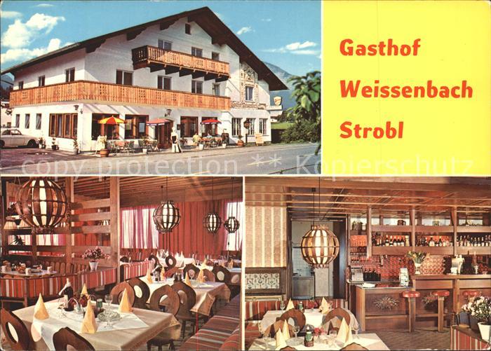 Strobl Gasthof Weissenbach Gasträume