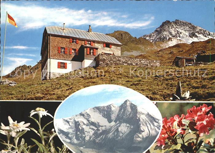 Edelhuette Sektion Würzburg mit Ahornspitze