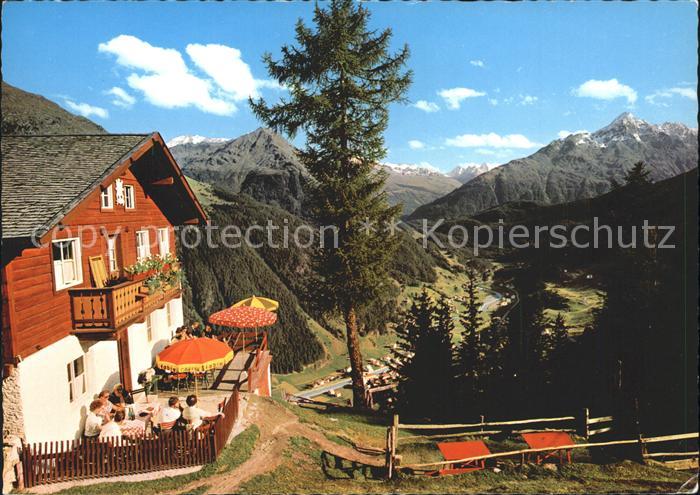 Soelden oetztal Edelweisshuette Terrasse