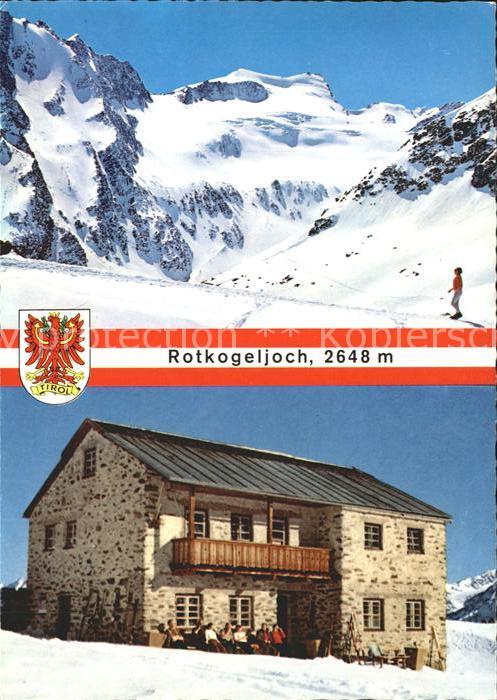 Hochsoelden Rotkogeljochhuette mit Schwarze Schneide