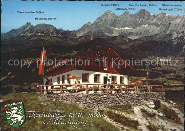 Schladming Obersteiermark Hochwurzenh?tte mit Dachstein