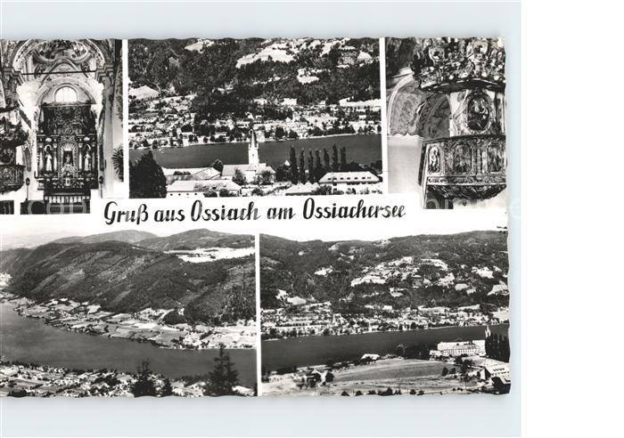 Ossiach Kirche Teilansicht Ossiachersee