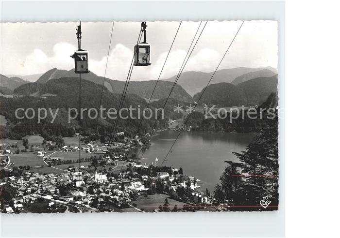 St Gilgen Salzkammergut am Wolfgangsee mit neuer Gondelbahn zum Zwoelferhorn