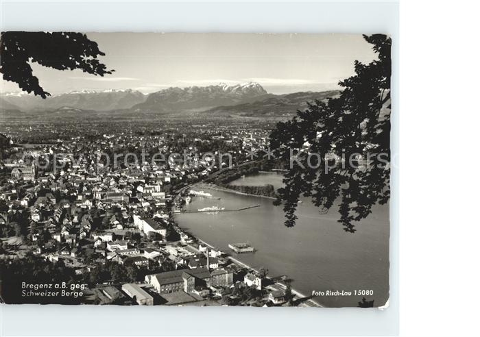 Bregenz Vorarlberg Schweizer Berge Panorama