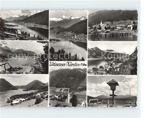 Weissensee Kaernten Teilansichten