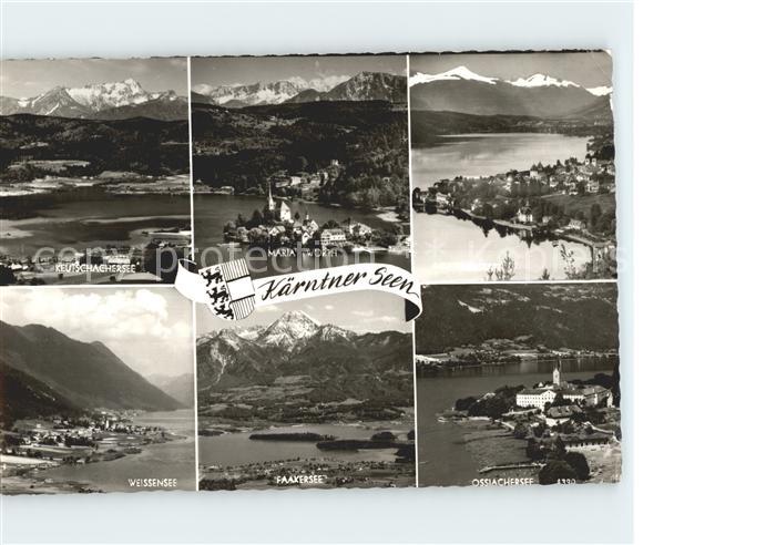 Kaernten Keutschachersee Woerthersee Weissensee Faakersee Ossiachersee