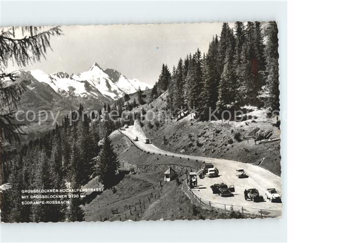 Grossglockner Hochalpenstrasse mit Suedrampe Rossbach