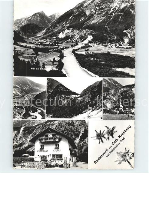 Schoenwies Panorama Teilansichten Restaurant Cafe Kronburg