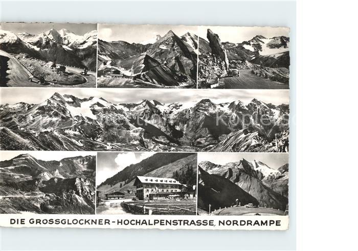 Grossglockner Hochalpenstrasse Nordrampe Teilansichten
