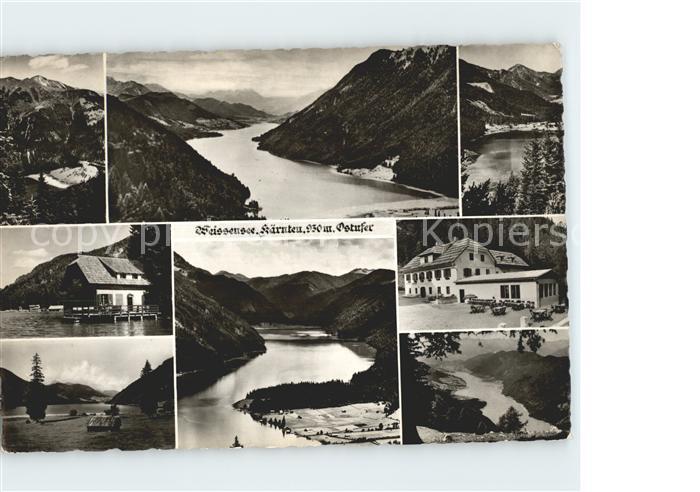 Weissensee Kaernten Teilansichten