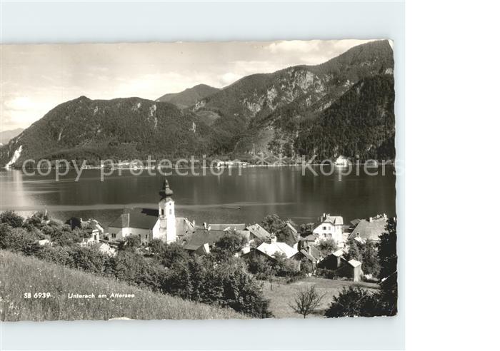 Unterach Attersee Panorama Kirche