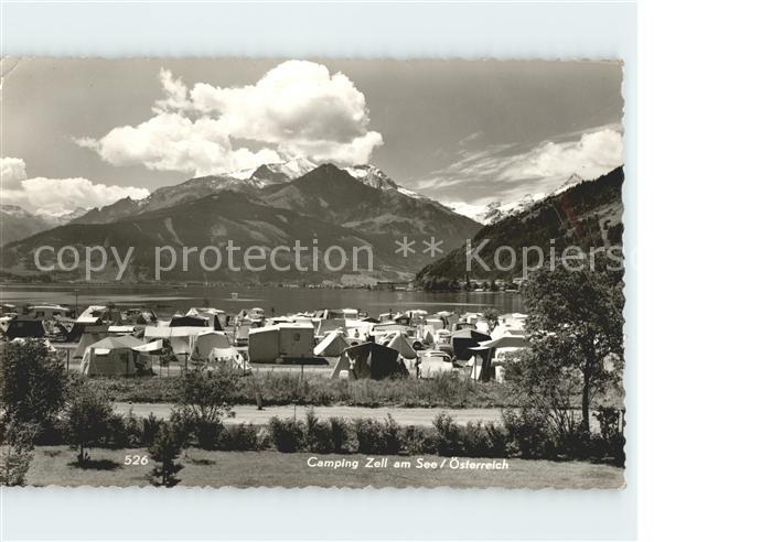 Zell See Camping Panorama