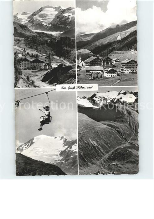 Obergurgl Soelden Tirol Orts und Teilansichten Sessellift