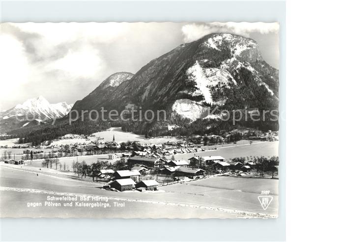 Bad Haering Tirol mit Poelven und Kaisergebirge