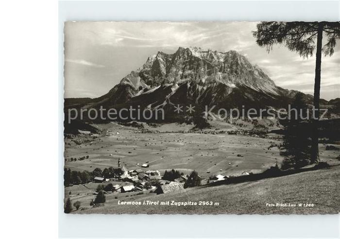 Lermoos Tirol mit Zugspitze