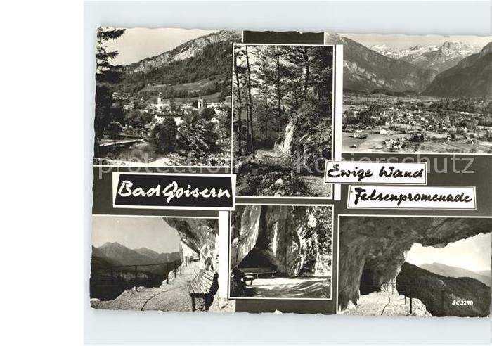 Bad Goisern Salzkammergut Ewige Wand Felsenpromenade Panorama